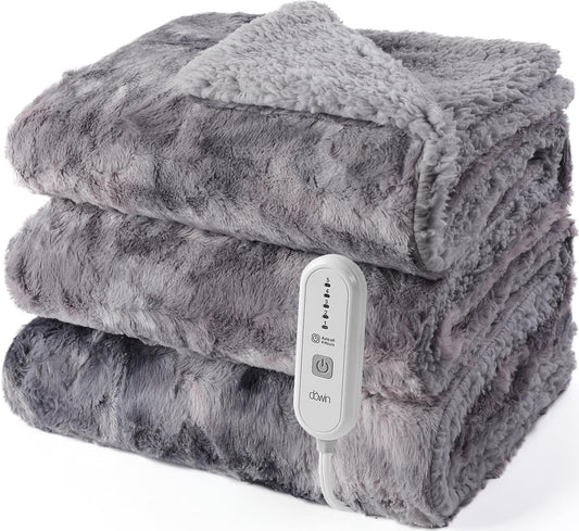 Dowin plaid chauffant face avant montrant confort immédiat