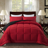 DOWNCOOL couette face pleine rouge et noir montrant style et confort
