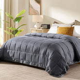 downluxe couverture face avant montrant style jacquard et tombant élégant