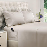 DREAMCARE vue avant de l'ensemble de draps king, look élégant et confortable