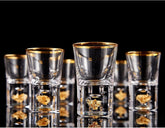 DUJUST verre shot face avant montrant design luxueux et prise en main confortable