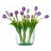 DUYONE vue d'ensemble du bouquet améthyste, apporte élégance durable