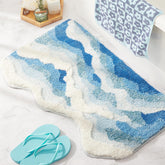 DyeFury tapis face motif vague apporte style côtier et confort