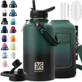 DYSANKY vue avant de la gourde 64oz montrant capacité et design pratique