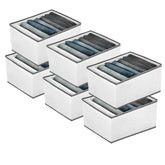 EASEVE face avant du pack de 6 organisateurs montrant rangement ordonné