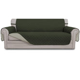 Easy-Going vue frontale de la housse sur canapé montrant protection et style