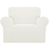 Easy-Going housse fauteuil frontale crème, protège et modernise le mobilier