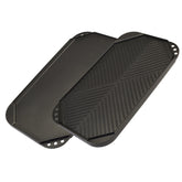 Ecolution face grill montrant marques de cuisson et gain de goût