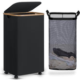 efluky vue avant du panier noir montrant sa capacité et design pratique