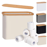 efluky vue frontale du panier beige pour rangement et gain d'espace