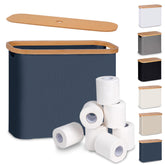 efluky panier papier toilette face avant bleu, organisation compacte
