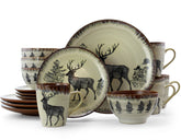 Elama Majestic Elk face de l'ensemble montrant design rond et finition taupe, esthétique
