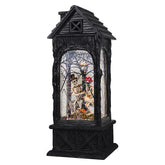 Eldnacele lanterne boule de neige devant, éclairage et décor Halloween
