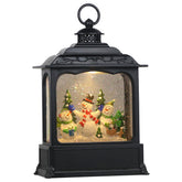 Eldnacele bonhomme de neige illuminé face claire offrant ambiance chaleureuse