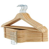 ELONG HOME cintre en bois face montrant finition lisse et avantage esthétique