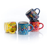 Elyese tasse espresso face avant montrant design multicolore et élégance