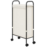 ELYKEN vue avant du panier à linge montrant compactage et rangement