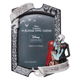 Enesco cadre front silver montrant Jack et Sally avec message Love Never Dies pour décoration romantique