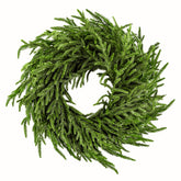 ENVEN couronne Norfolk face visible sur porte, apporte accueil festif