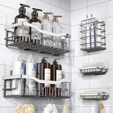 EUDELE étagère de douche avant vue produit et rangement optimisé