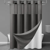 EUTXL rideau devant charbon élégant et résistant pour salle de bain