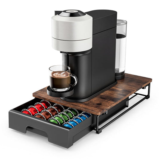 EVERIE plateau socle avec machine Nespresso Vertuo et stabilité accrue
