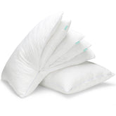 EverSnug vue avant du lot de deux oreillers, confort modulable instantané