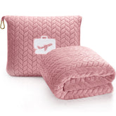 EverSnug couverture devant emballage montrant design et couleur rose pâle, confort immédiat