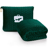 EverSnug couverture pliée vert forêt, rangement compact et gain de place