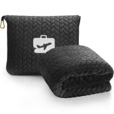 EverSnug devant du paquet montrant couverture et housse, pratique pour voyager