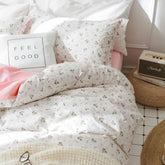Faincy couette face entière montrant motif floral et aspect douillet