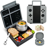 FAJSL boîte bento ouverte montrant compartiments et organisation pratique