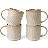 famiware mugs vue avant packaging montrant lot de quatre et design artisanal