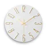 fapugh horloge face avant blanche lisibilité optimale