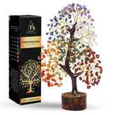FASHIONZAADI arbre cristal face, décoration raffinée pour bureau