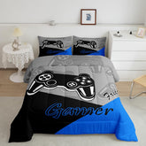 Feelyou couette face montrant le motif gaming, confort visuel