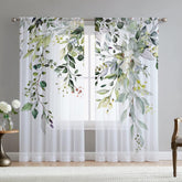 Fereyis vue frontale des deux panneaux montrant motif et transparence
