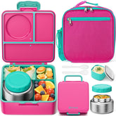 Fimibuke boîte bento face montrant organisation et capacité pour repas