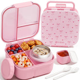 Fimibuke vue face de la lunch box montrant fermeture sécurisée et esthétique pratique