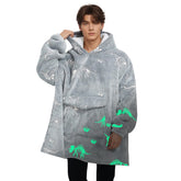 Fiosnow hoodie couverture face avant cosy et oversize pour chaleur