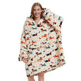 Fiosnow hoodie devant montrant coupe oversize et confort
