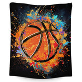 FLEXIMX couverture basketball face avant, design attractif et cosy