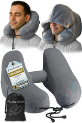 FLOWZOOM face avant du coussin avec emballage, gain de place pratique