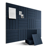 Fluxynara panneau complet carbon blue montrant grande surface organisée