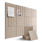 Fluxynara panneau feutre face taupe, grande surface d'affichage et design discret
