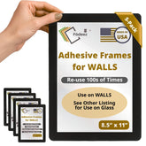 Fodeez cadre avant pack montrant cinq cadres noirs pour affichage propre