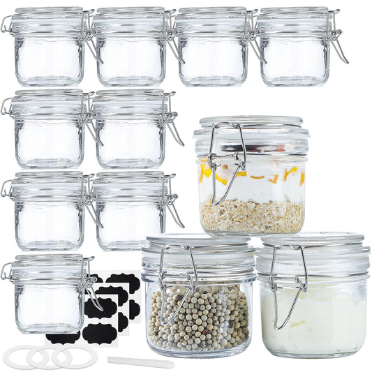 Folinstall bocal de face montrant le design transparent et rangement facile