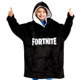 Fortnite view face avant du poncho montrant le motif et la coupe confortable