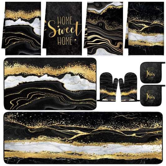 Fourluoo vue de face du coffret décor marbre, visibilité de l’ensemble