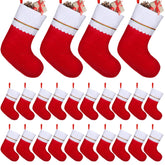 Fovths bas de Noël vu de face, décor familial prêt
